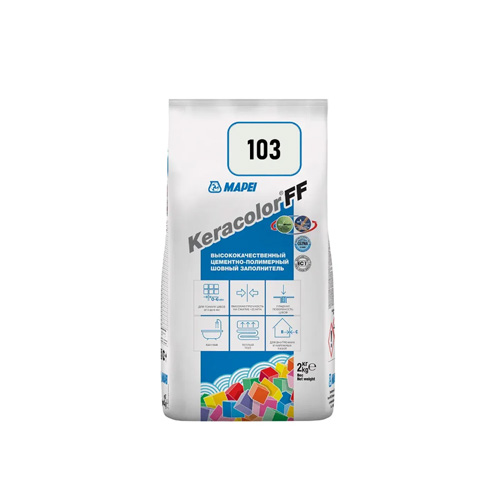 Затирка Mapei Кераколор ФФ 103 /2 белая луна (2кг)
