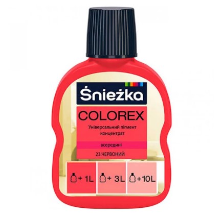 Пигмент Sniezka №23 красный (0,1л)