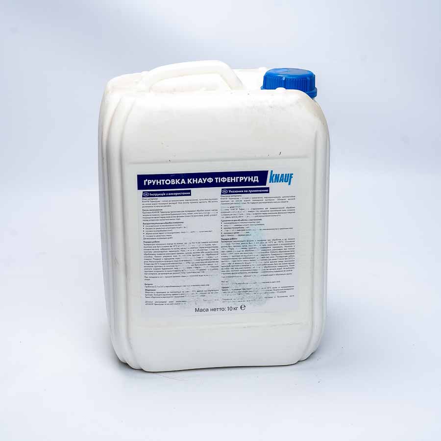 Грунтовка 10 кг глибокопроникна Тіфенгрунд Knauf (Кнауф)