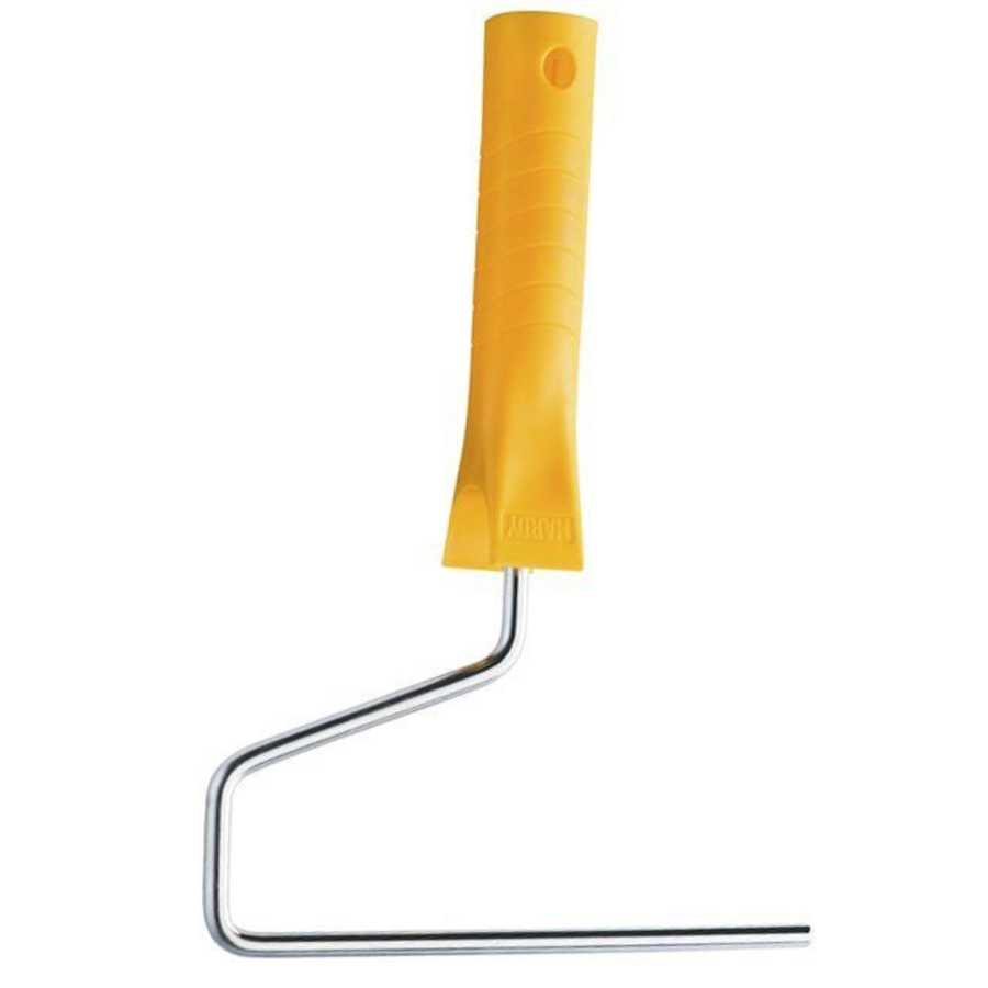 Ручка для структурного валика, 6*180 мм Фаворит (желтая ручка) 04-102