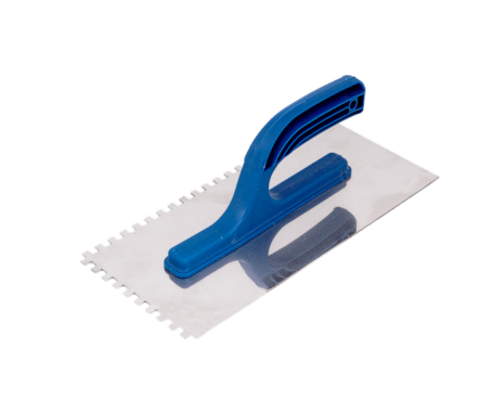 Гладилка з нержавіючої сталі 280 х130 мм зуб 8х8 мм