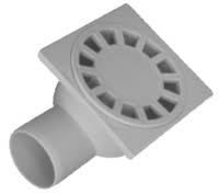 Трап для душа вертикальний 15х15х50 мм боковой