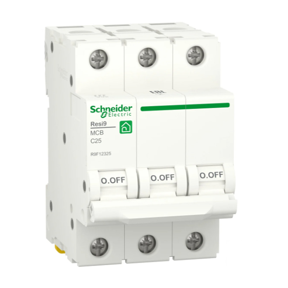 Автомат 6kA 3P 25A C, Resi9 Schneider Electric R9F12325