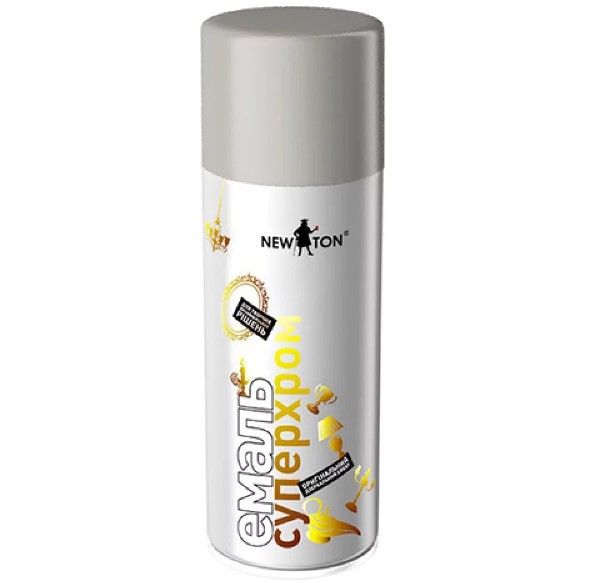 Емаль аерозольна New Ton універсальна 7046 сірий глянець 400 мл