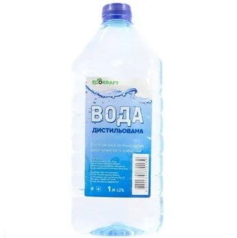 Вода дистиллированная 1 л