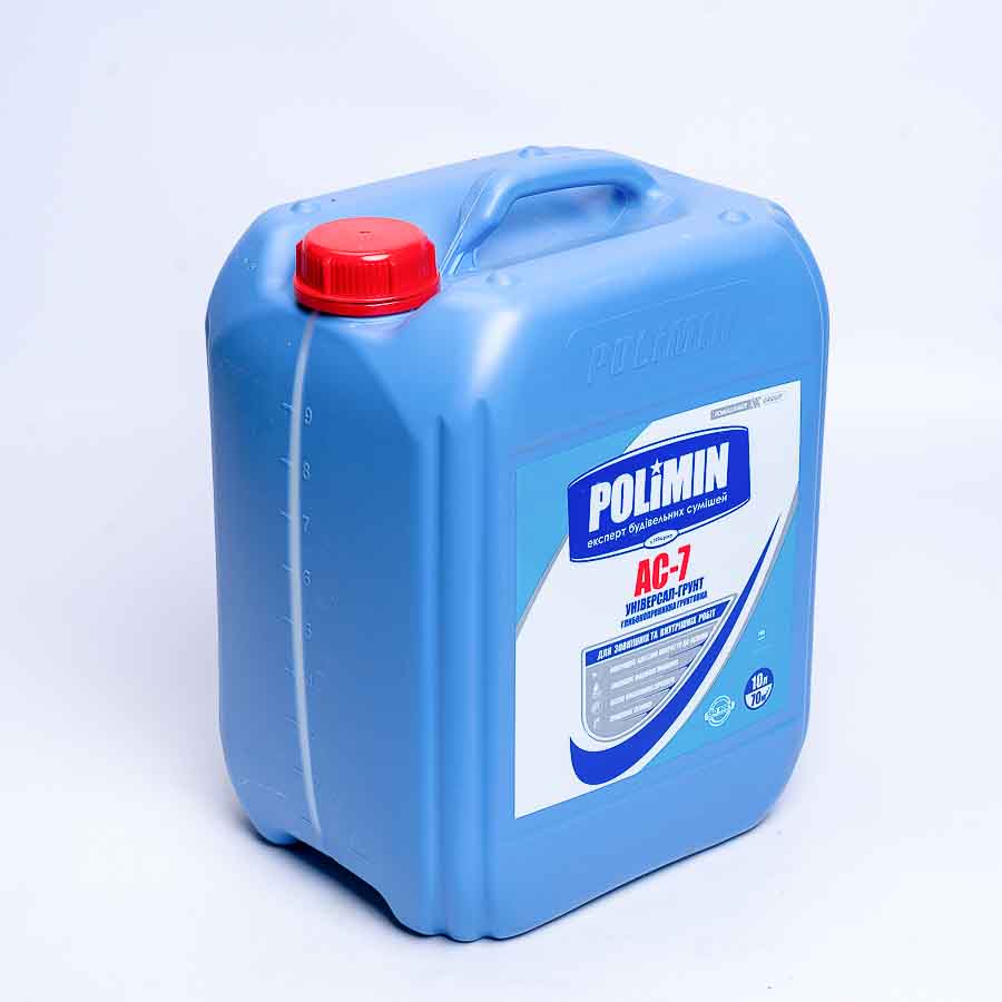 Грунтовка глибокопроникаюча АС-7 Polimin (Полімін) 10 л