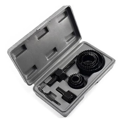 Набір кільцевих пив по дереву Yato d = 19-64 мм 2 хвостовика  11 шт 22570