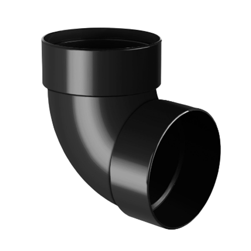 Відведення труби двухмуфтовий 67° 75 мм Rainway графіт