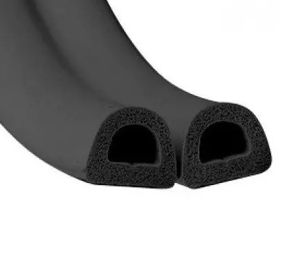 Ущільнювач самоклеючий D 10*12 чорний гаражний