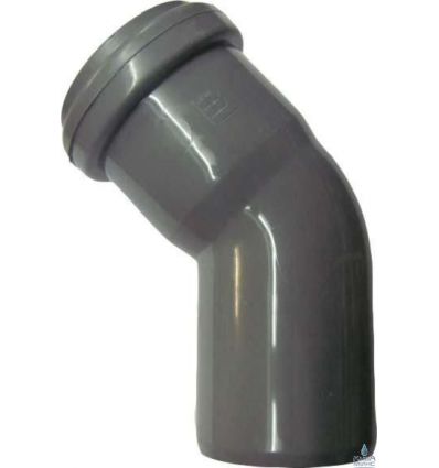 Колено канализационное 50х45°