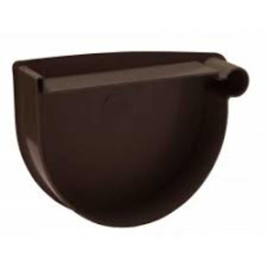 Заглушка лійки 130мм ліва Rainway коричневий