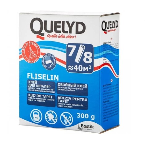 Клей для шпалер флізелін QUELYD 300 г 