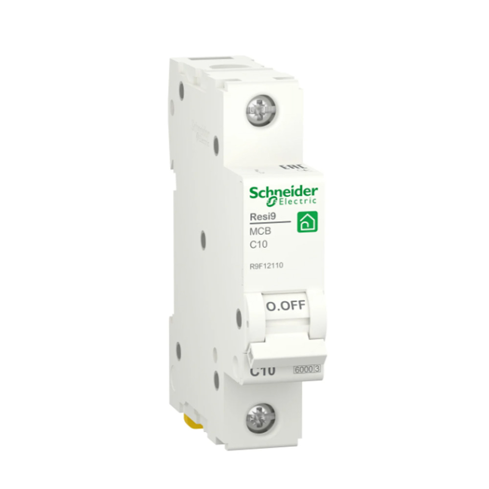 Автомат 6kA 1P 10A C, Resi9 Schneider Electric R9F12110