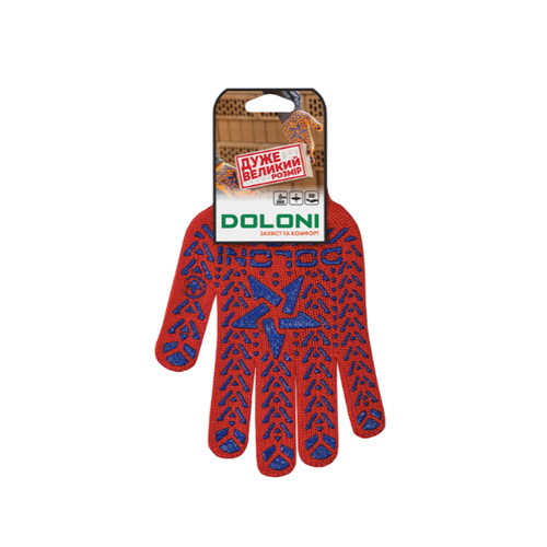 Рукавички Doloni ЗІРКА червона (5640) 12 розмір