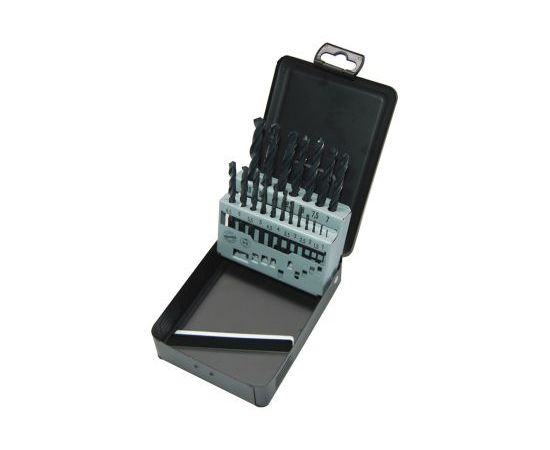 Набір свердл по металлу HSS-R 19 шт (1-10мм) DIN 338 MILWAUKEE 4932352468