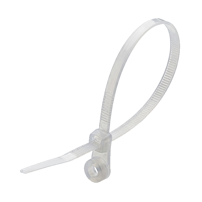 Кабельна стяжка з кільцем 200х5 мм, пачка 100 шт, Apro