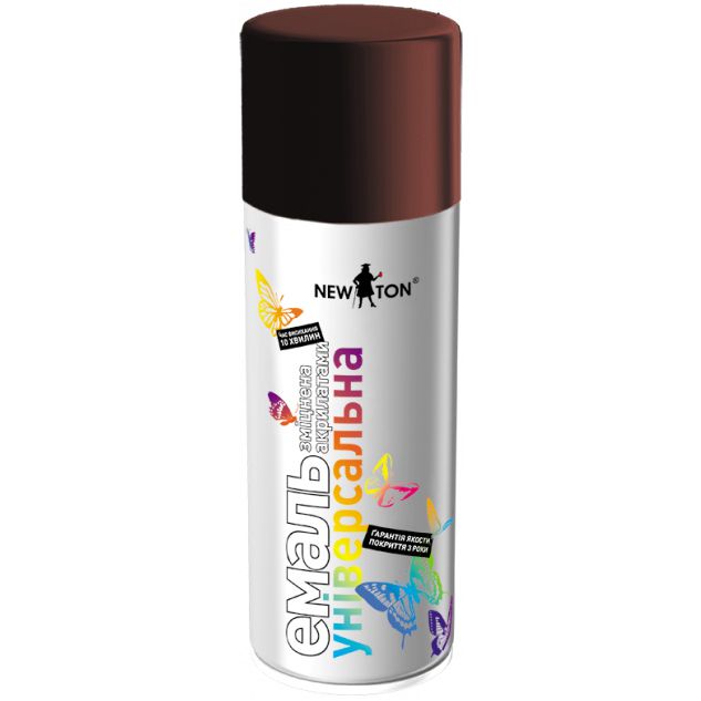 Емаль аерозольна New Ton універсальна 3005 темно-вишневий 400 мл