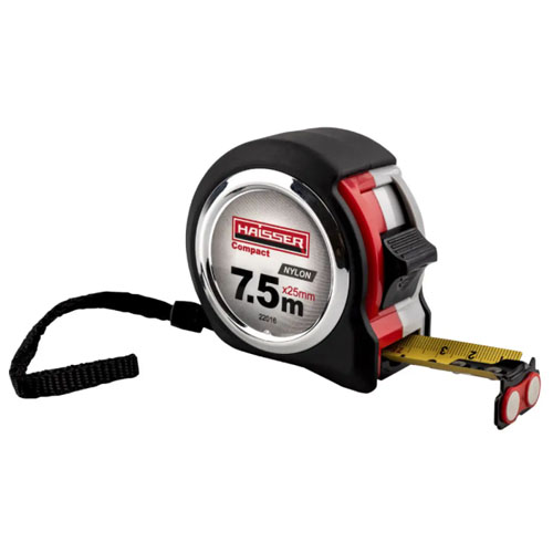 Вимірювальна рулетка 7.5 м x 25 мм Haisser 22016