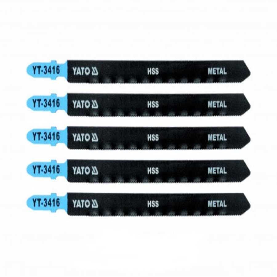 Полотно для электролобзика (металл) Yato 21TPI, 130мм 3416