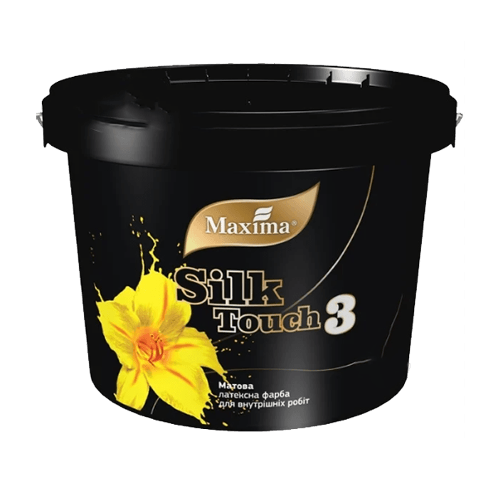 Гумова фарба матова 3,5 кг Silk Touch 3 ТМ Maxima