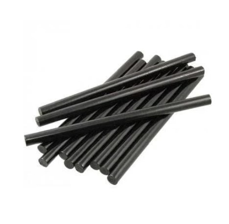 Клейові стрижні чорні d11мм, 250мм, 300г, 12шт Favorit 12-123
