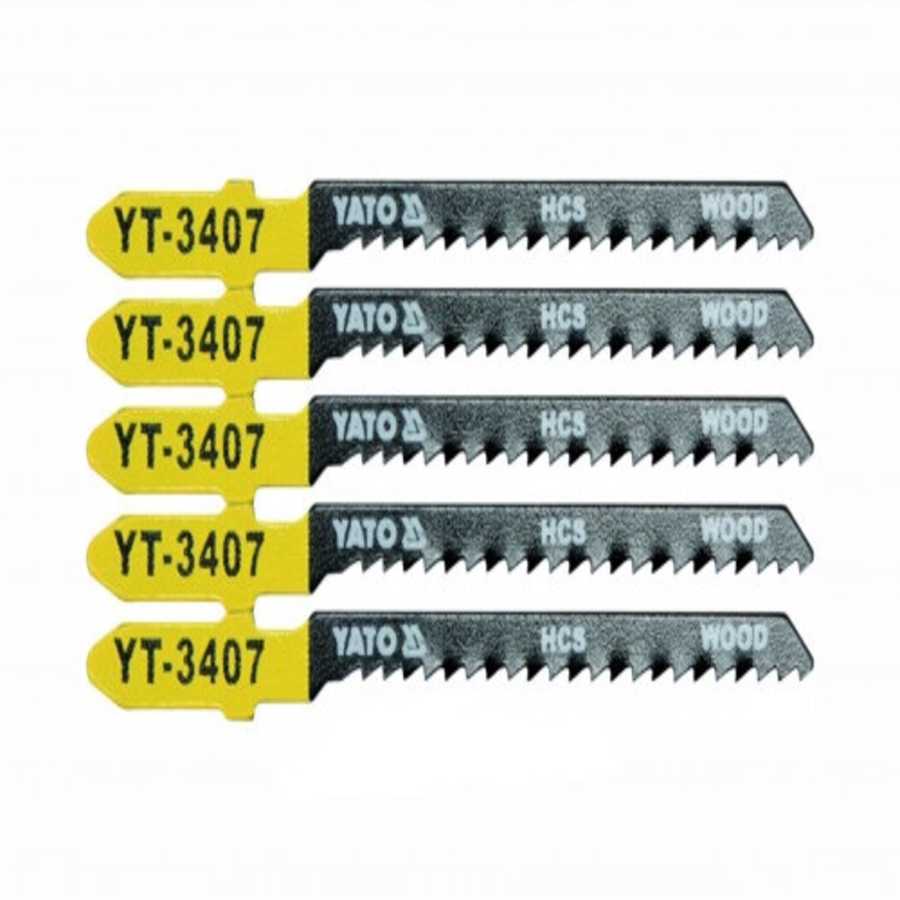 Полотно для електролобзика (дерево) Yato 13TPI, 75мм YT-3407