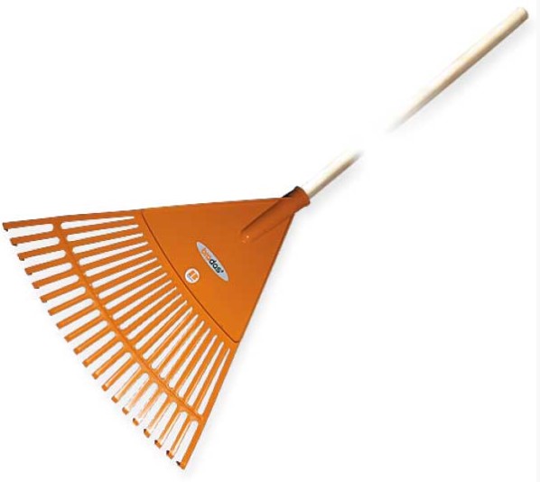 Веерные грабли 20 зубцов с деревянным древком, KT-CX20H
