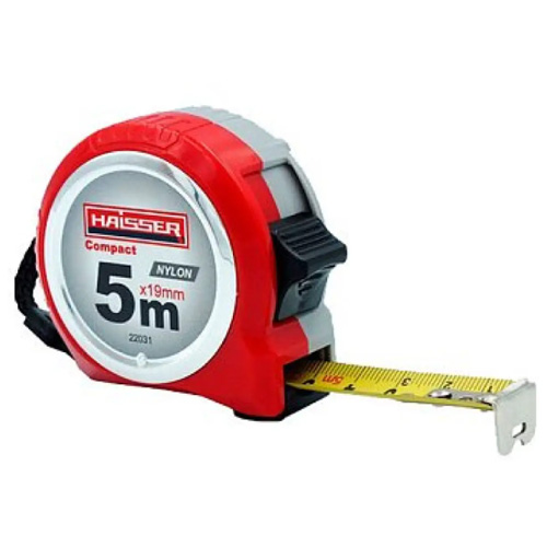 Рулетка вимірювальна Haisser 5 м х 19 мм 22031