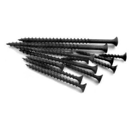 Саморізи по дереву 3,5×55 мм, упаковка 100 шт, для гіпсокартону (фасування)