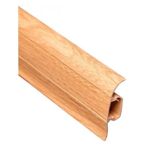 Плінтус із гумкою 2,5 м Дуб степовий 30 Тіс