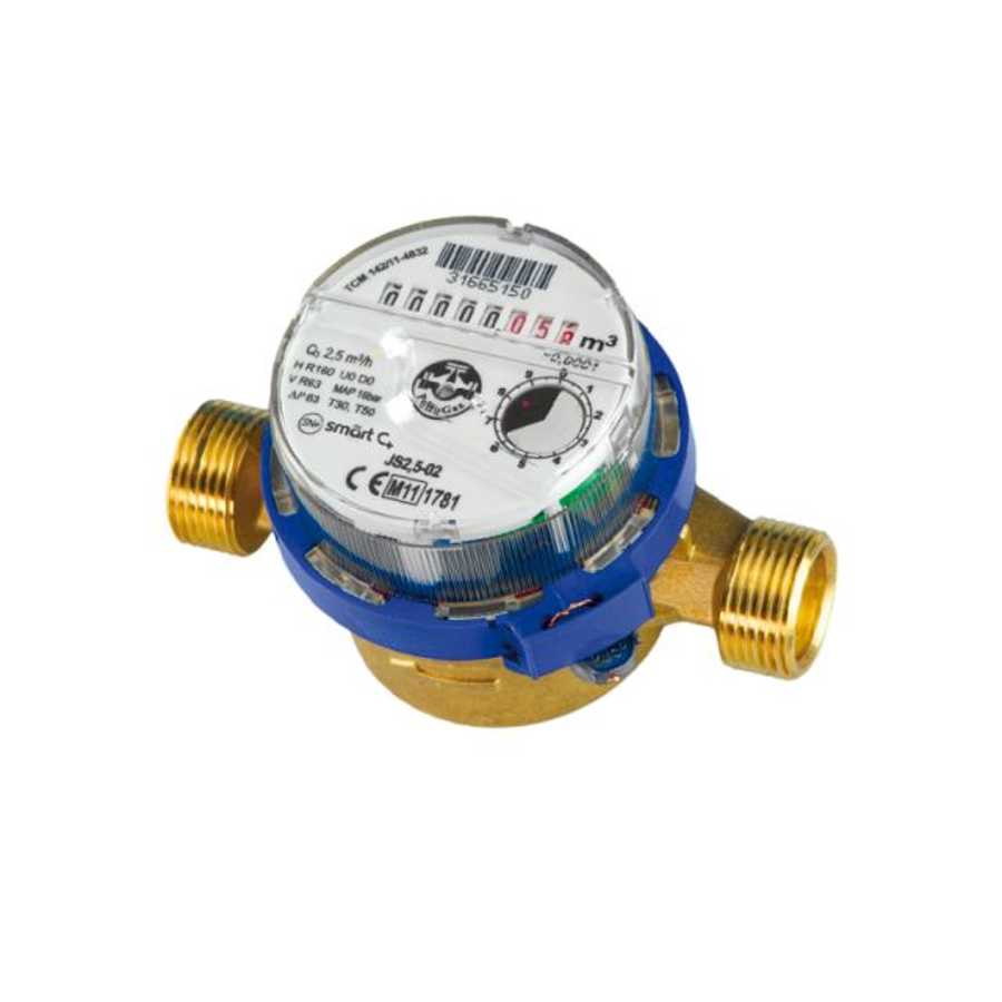 Счетчик APATOR ХВ JS 1/6-02 (DN15) Smart+ холодная вода (без гаек)