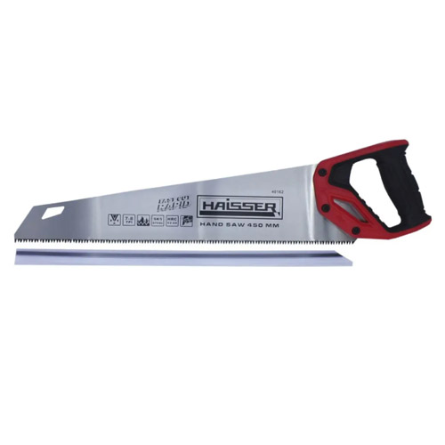Ножівка по дереву 450 мм двокомпонентна ручка 7TPI 3D Haisser 40162