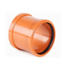 Муфта канализационная ПВХ 160 мм (рыжая)