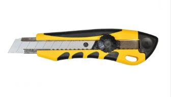 Ніж універсальний з обертовим фіксатором зміцнений 18мм Favorit 13-225