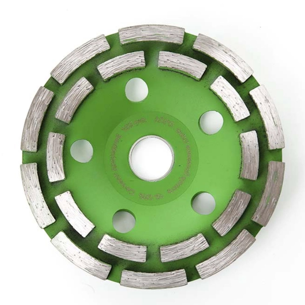 Чаша алмазна шліфувальна 125 мм 16-18% Сегмент дворядний APRO 830510