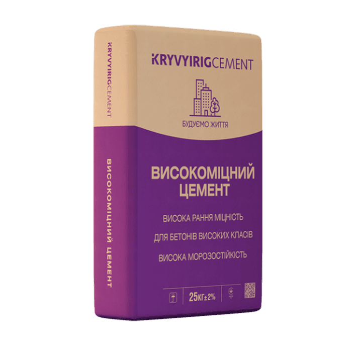 Цемент ПЦ-500 А Д20 Кр.Ріг-Завод (25 кг)