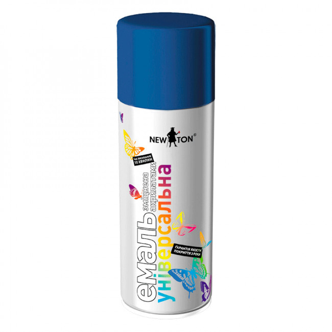 Емаль аерозольна New Ton універсальна 5010 стандартний синій глянець 400 мл