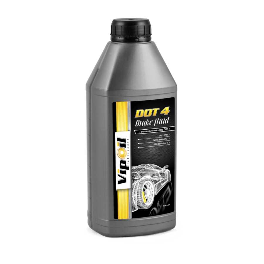 Тормозная жидкость VipOil DOT-4 375г