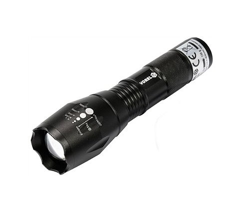 Фонарь светодиодный CREE  ХР-E 5Вт 3ААА 3 режима 280Лм 40*135 VOREL 88555
