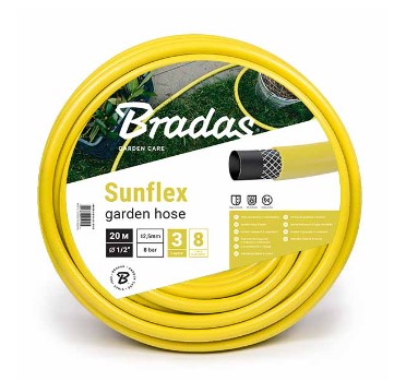 Шланг поливальний армований Брадас Санфлекс 1/2