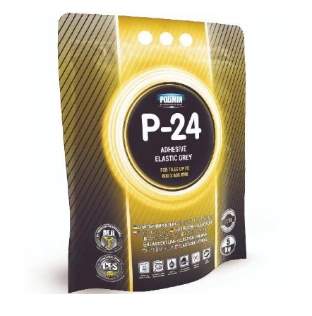 Клей для плитки з водонагріванням та електрообігрівом 1500*1000 Р-24 Polimin (Полімін)  5 кг