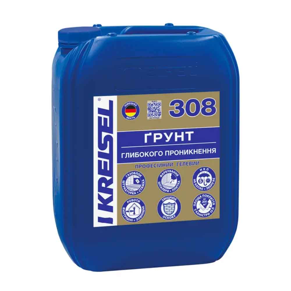 Грунтовка гелевая глубокого проникновения Kreisel 308/10 (10 кг)