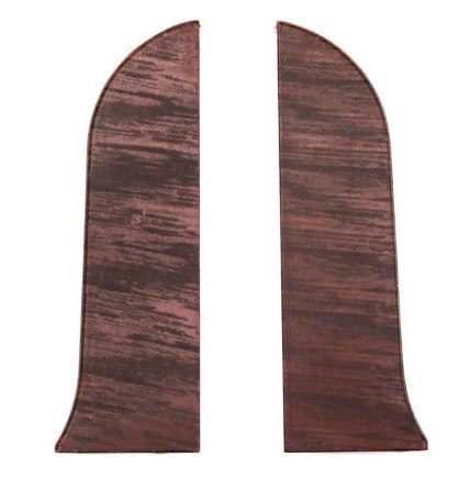 Заглушка плинтуса, правая, Палисандр 17, Тис