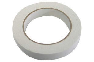 Скотч двохстороній спінений білий ТОРУС 12 мм * 5м