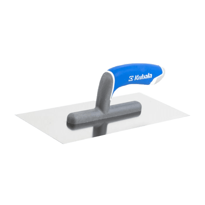 Гладилка гладкая 130х270 мм, нержавейка, деревянная ручка G-11 Кубала (Kubala) 0260