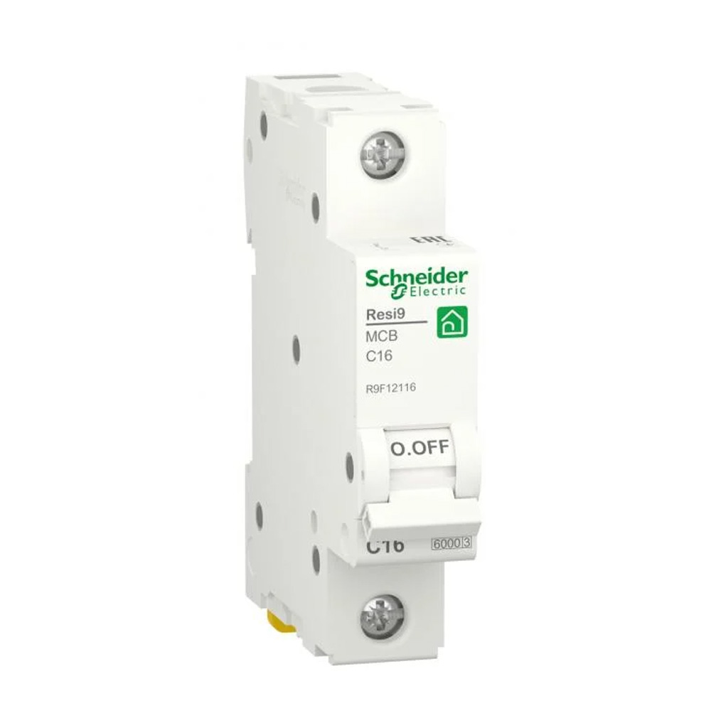 Автомат 6kA 1P 16A C, Resi9 Schneider Electric R9F12116