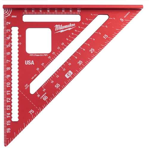 Кутник-транспортир метричний 18 см MILWAUKEE 4932472124