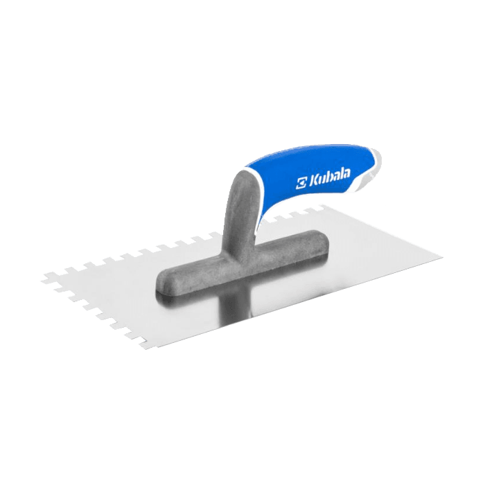 Гладилка зубчастая 130х270 мм, зуб 12х12 мм, нержавейка, G-24 Кубала (Kubala) 0265