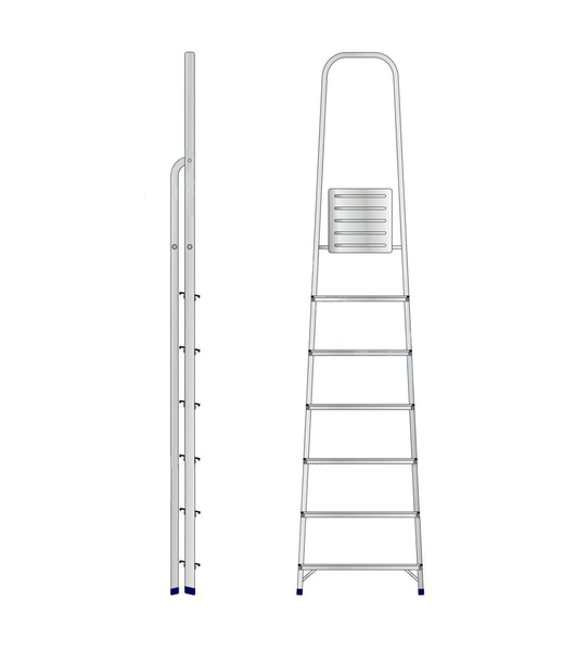 Драбина  алюмінієва 6 сходинок