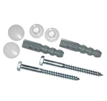 Набор для крепления унитаза Коельнер 100 (10/6х80) белый KPM100